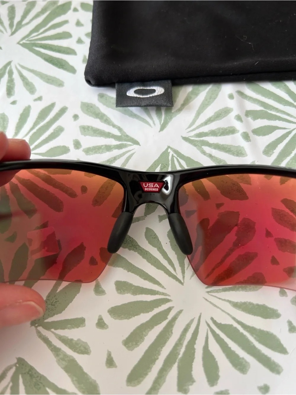 Oakley Prizm Golf Men’s Blue Purple Mirrored Sunglasses